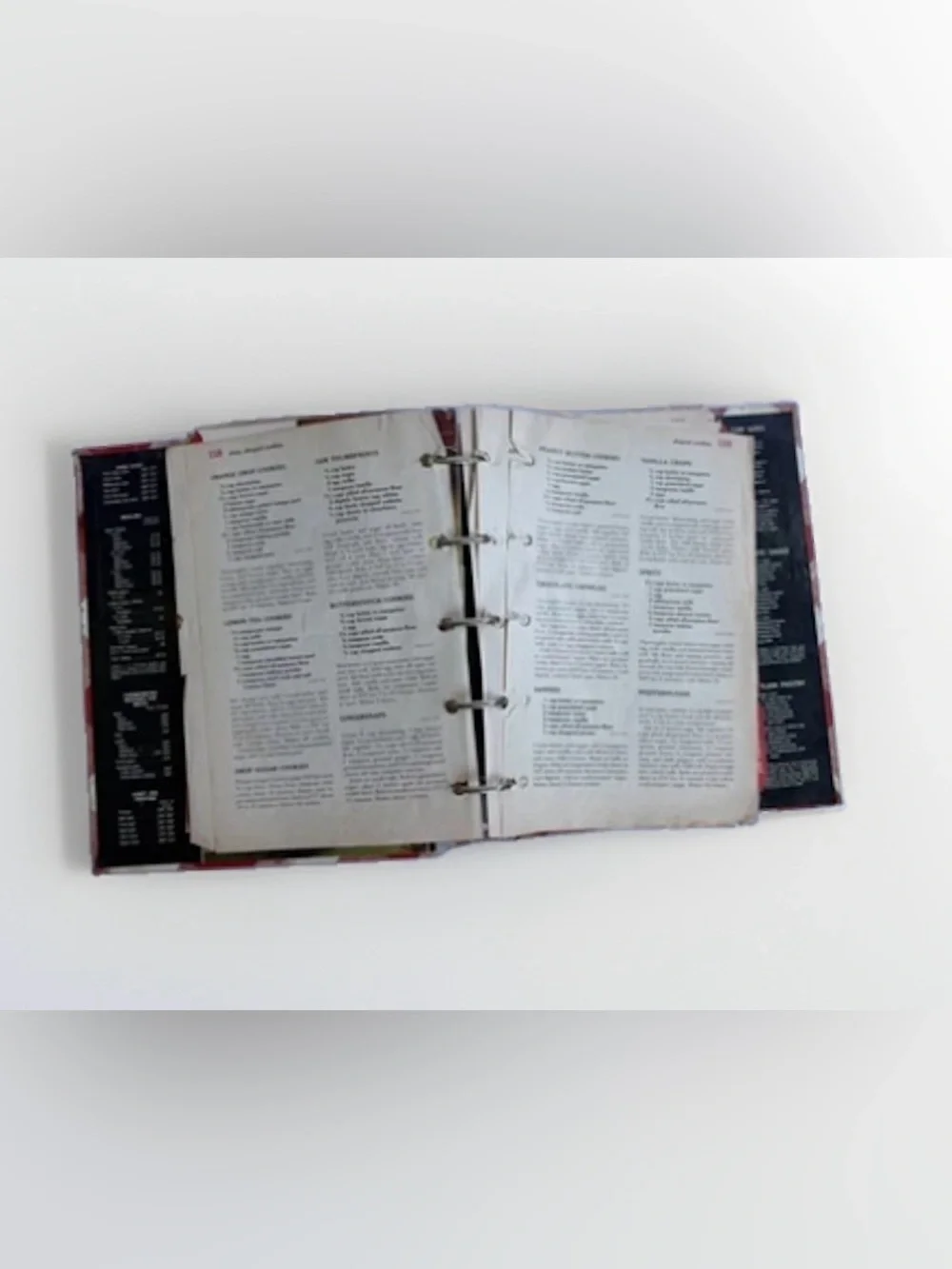 Vintage 1980s Better Homes and Gardens New Cook Book 5 Ring Binder Red Plaid